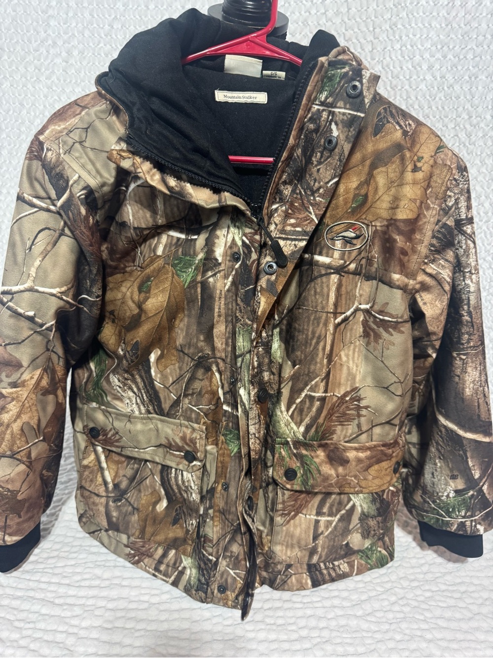 RedHead Kids Camo Puffer Jacket - Brown Green